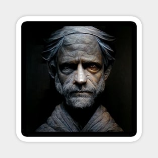 Dark Aristotle Portrait Magnet