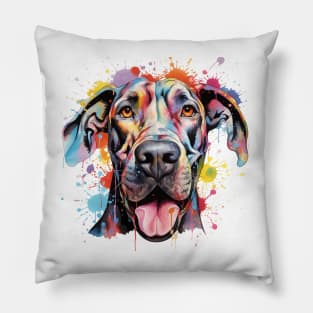 Great Dane Art Pillow