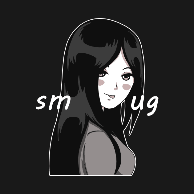 Sticking out Tongue Smug Face Manga Girl by designsenpai