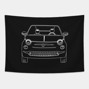 Fiat 500 RIVA - Cute Italian Fiat 500 Tapestry