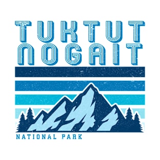 Tuktut Nogait national park retro vintage T-Shirt