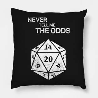 Funny Roleplaying Game D20 Quote Pillow