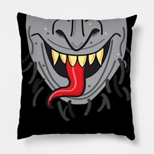 Krampus Smile (For Fave Mask) Pillow