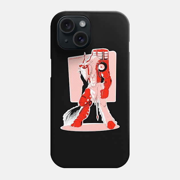 Cyber Krampus Phone Case by BloodFuryArt