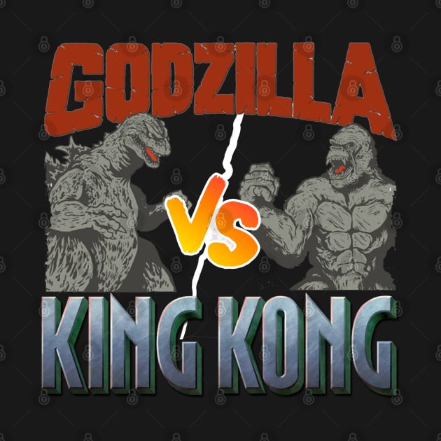 Godzilla vs King Kong by BambooBox