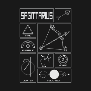 Sagittarius Profile - Astrology Signs T-Shirt