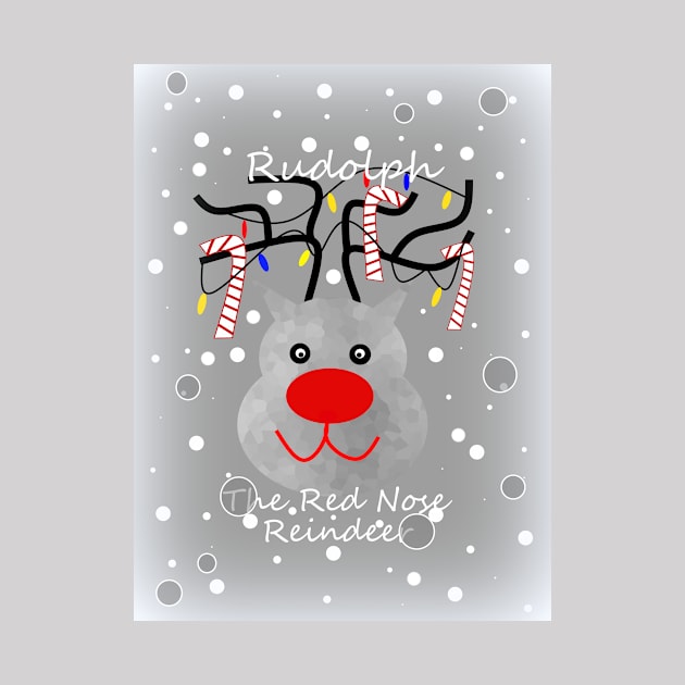 Rudolph The Red Nosed Reindeer by SartorisArt1