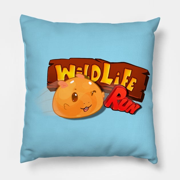 Wild Life Run Pillow by Wild Life Run