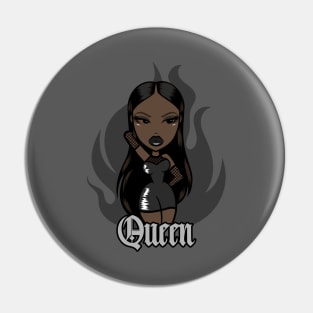 Queen Doll girl Black-Out v3.0 Pin