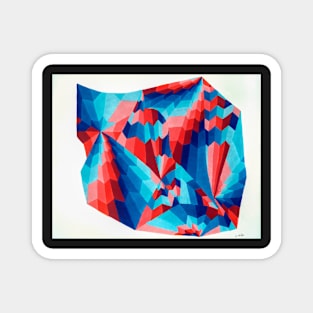 Red & Blue Vibes Magnet