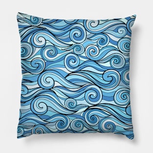 Waves Surfing Pillow