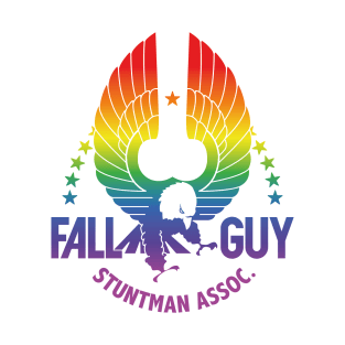 The Fall Guy Logo (rainbow effect) T-Shirt