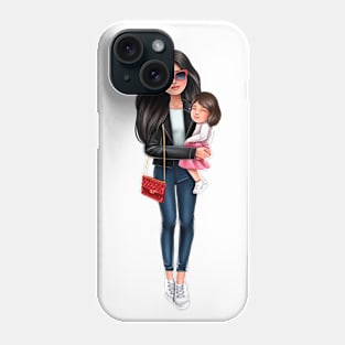 Mother with doughter Phone Case