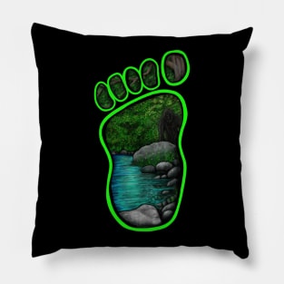 bluff creek bigfoot Pillow