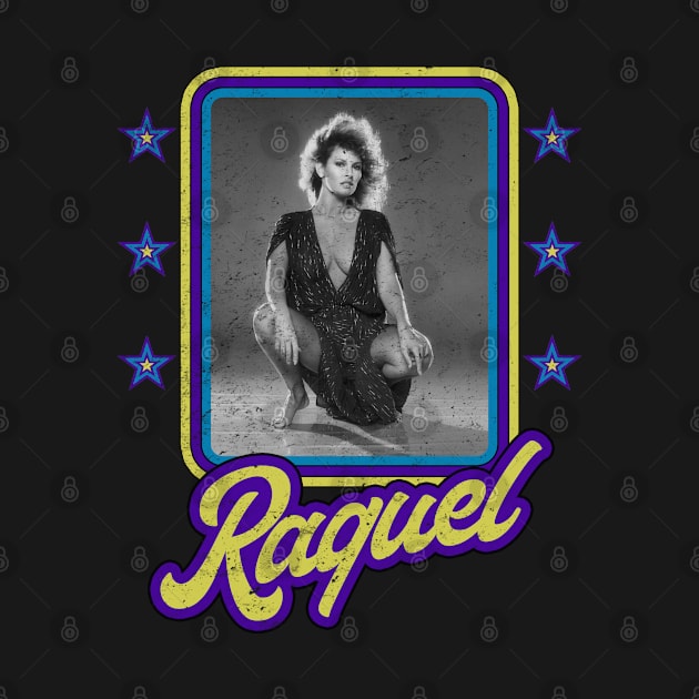 Distressed Raquel Welch by Tee Arcade