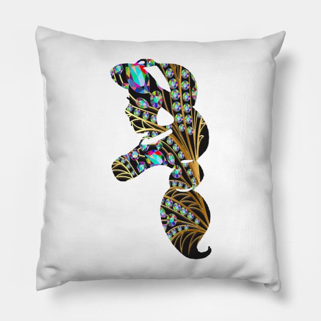 Jasmine Jewels Pillow by magicmirror