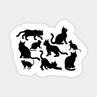 Cats For Halloween , Optical Illusion Magnet