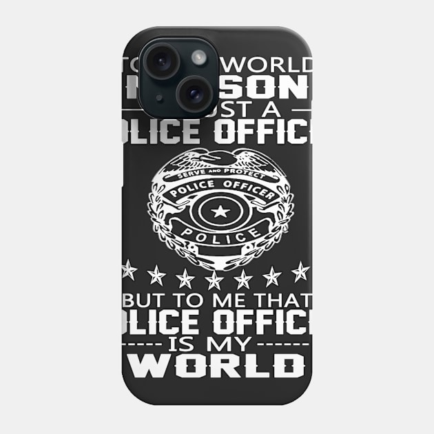 FAther (2) MY SON IS POLICE OFFICER Phone Case by HoangNgoc