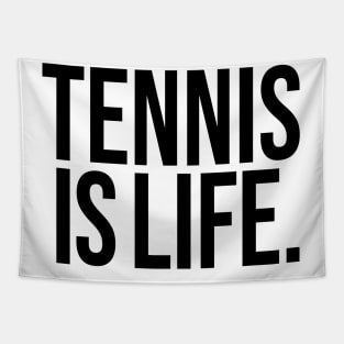 Tennis Is Life Sports Design by CoVA Tennis Tapestry