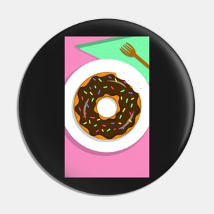 Fun Donut Print Pin