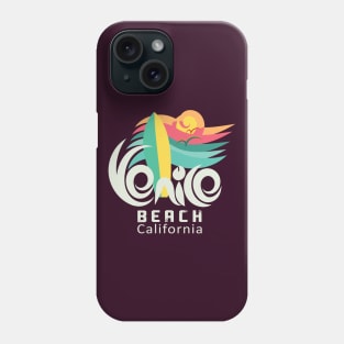 Venice beach surf and skate paradise (light colors) Phone Case