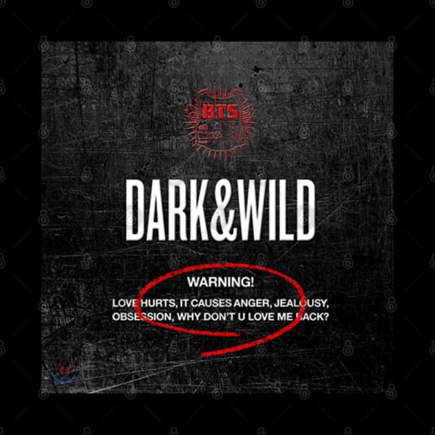 BTS: Dark and Wild Album Cover by TheMochiLife