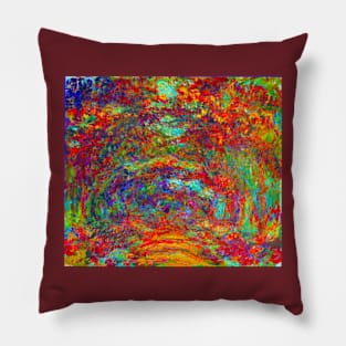 Monet Der Rosenweg Pillow