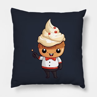 kawaii ice cream cone junk food T-Shirt cute  funny Pillow