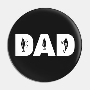 Bass Fishing Dad Pin