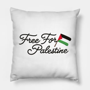 Free Palestine Flag Design Pillow