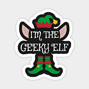 I'm The Geeky Christmas XMas Elf Magnet