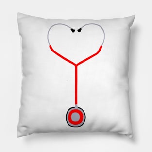 Heart Shaped Stethoscope Pillow