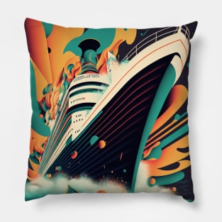 Ocean Liner Pillow