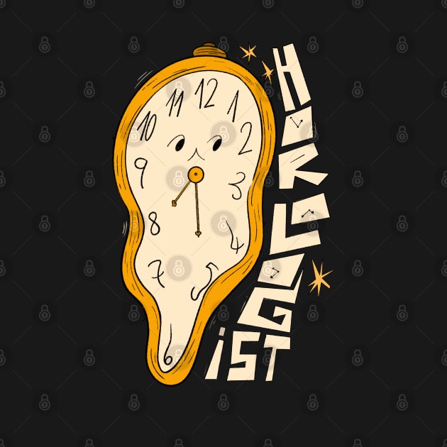 Horologist Horology Hour Collector Clock Lover by Lapiiin's Cute Sticker