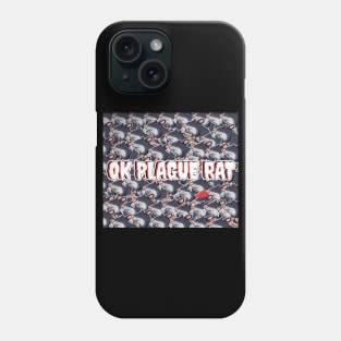 OK Plague Rat One Red Hat Crowd Design Print Square Phone Case