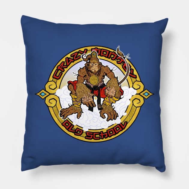 Crazy Hanu-Monkey Pillow by rodney