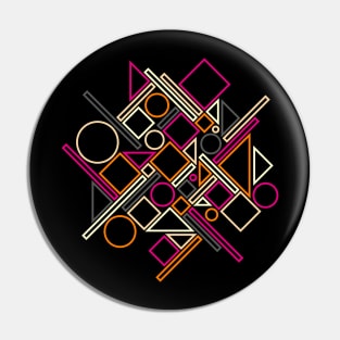 Geometric abstract 2 Pin