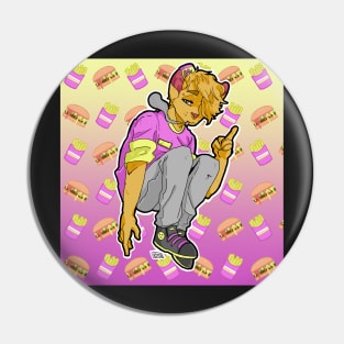 Burgerpants colour Pin