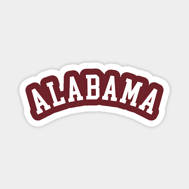 Classic Alabama Fan Rivalry Magnet by Classic & Vintage Tees