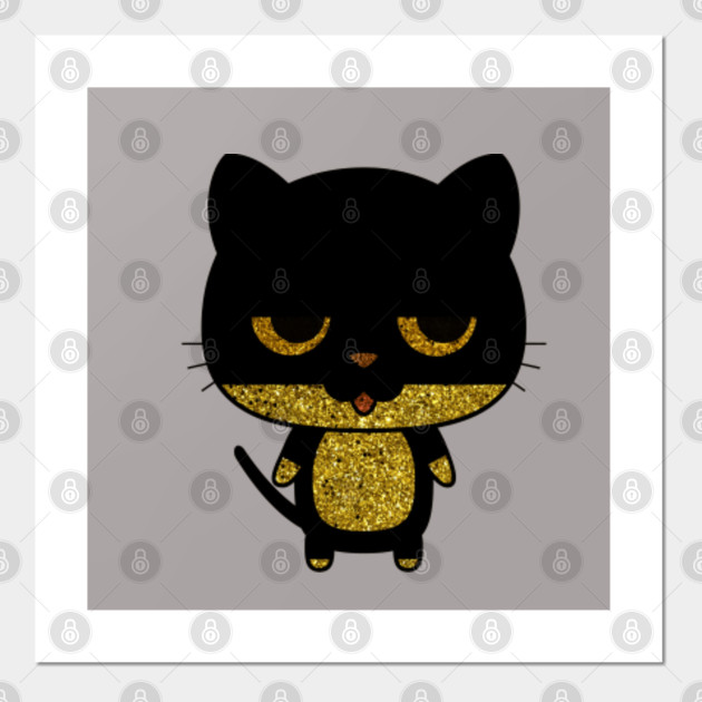 Abstract Cat Design Cat Posters And Art Prints Teepublic