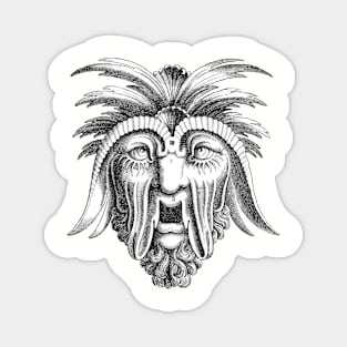 Grotesque Renaissance Mask I Magnet