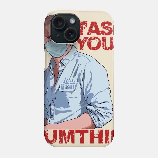 M'ask You Sumthin Phone Case by Dragonzilla