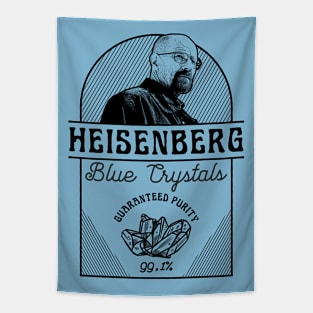 Heisenberg's Blue Crystals Tapestry