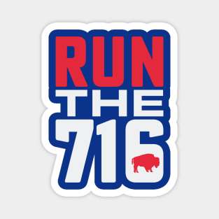 Buffalo Runner Run the 716 Buffalo NY Magnet