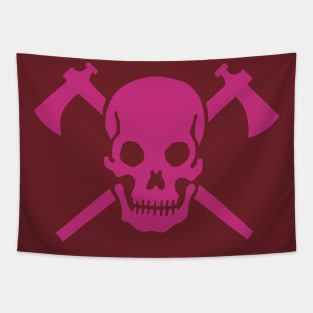 Skull Tomahawk Tapestry