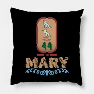 MARY-American names in hieroglyphic letters,  a Khartouch Pillow