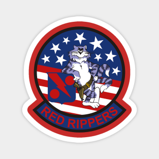 Tomcat Red Rippers Magnet