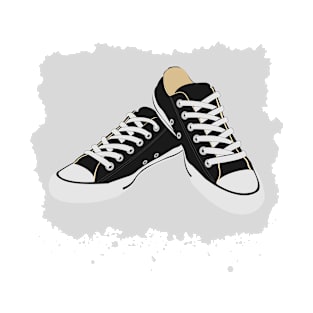 Classic shoes white and black T-Shirt