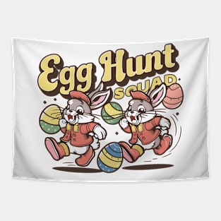 Egg Hunt Squad Vintage Tapestry