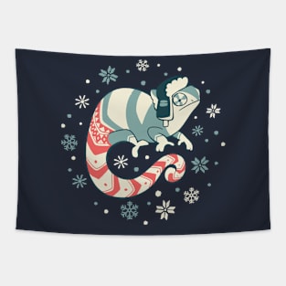 Charming Chameleon Tapestry